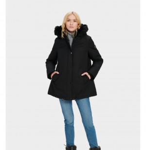 UGG Bernice Bundy Parka Damske Čierne | SK-231PZYBIW