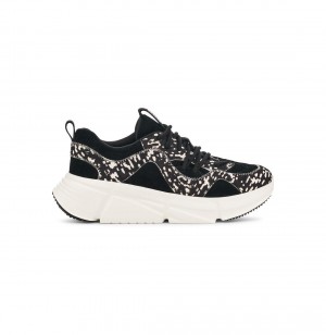 UGG Calle Cipkovane Speckled Tenisky Damske Čierne | SK-035WEVKCY