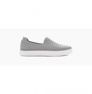 UGG Caplan Slip-On Tenisky Detske Siva | SK-502ZKUBEY