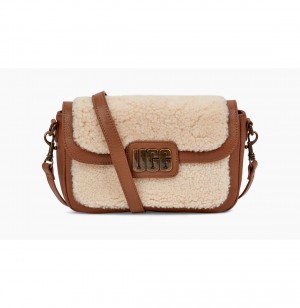 UGG Dalton Crossbody Sheepskin Kabelka Damske Hnede Béžové | SK-895LGADKI