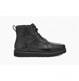 UGG Deconstructed Cipkovane Kozene Cizmy Damske Čierne | SK-463VLIRJQ