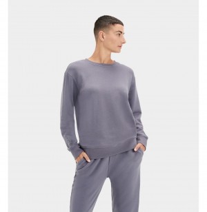 UGG Denise Crewneck Mikina Damske Modre | SK-059NOQWCJ