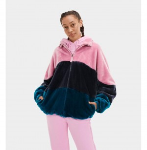 UGG Elaina Colorblock Bundy Damske Ruzove Viacfarebný | SK-469XUVCPZ