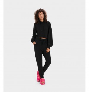 UGG Ericka Relaxed Jogger Nohavice Damske Čierne | SK-748RPSAWJ