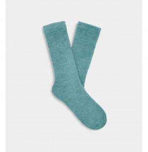 UGG Fincher Ultra Cozy Crew Ponozky Panske Modre | SK-782IZTBKE