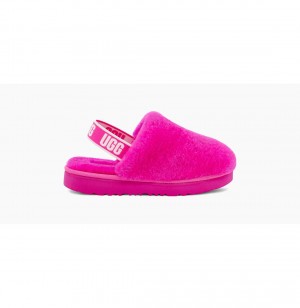 UGG Fluff Yeah Clog Papuce Detske Ruzove | SK-947GHQNEX