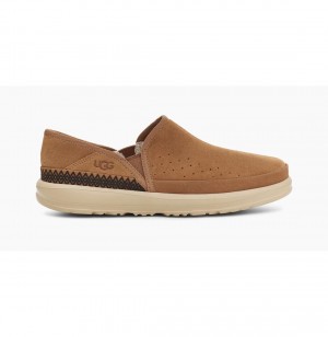 UGG Kick It Slip-On Papuce Panske Hnede | SK-960UHSNPV