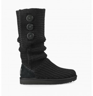 UGG Klasické Cardy Pletene Cizmy Damske Čierne | SK-426WAVXKZ