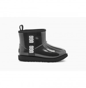 UGG Klasické Clear Mini II Nepremokavé Topánky Detske Čierne | SK-681GMBKVA