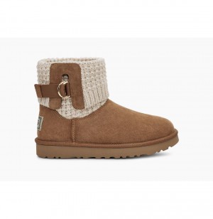 UGG Klasické Solene Mini Clenkove Topanky Damske Hnede | SK-518WBKPAI