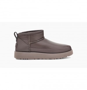 UGG Klasické Sugar Ultra Mini Clenkove Topanky Damske Tmavo Siva | SK-804OWKQDX