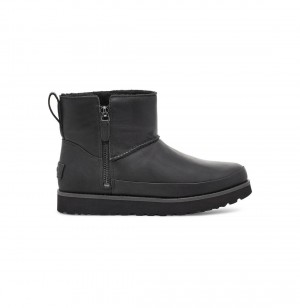 UGG Klasické Zip Mini Clenkove Topanky Damske Čierne | SK-791DMBRNT
