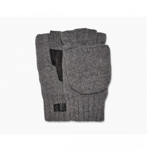 UGG Knit Flip Mitten Rukavice Panske Tmavo Siva | SK-578RUYAEX