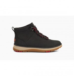 UGG Lakesider Clenkove Topanky Damske Čierne Červené | SK-047XRDMQC