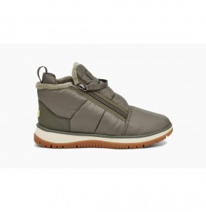 UGG Lakesider Zip Puff Clenkove Topanky Damske Olivovo Zelená | SK-984APEYNK