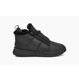 UGG Lakesider Zip Puff Clenkove Topanky Damske Čierne | SK-425IMVLQZ