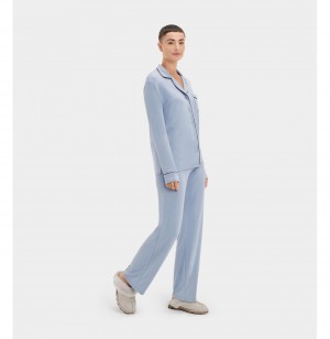 UGG Lenon Pajama Set Župan Damske Modre | SK-403AIVLOZ