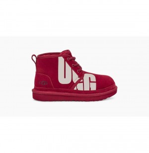 UGG Neumel Chopd Chukka Topanky Detske Červené | SK-861ANKZMT