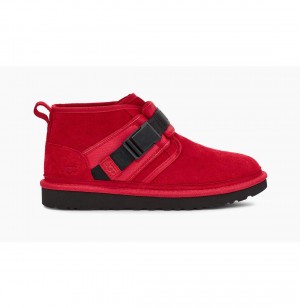 UGG Neumel Snapback Chukka Topanky Panske Červené | SK-102VCBZLX