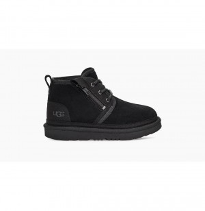 UGG Neumel Zip Chukka Topanky Detske Čierne | SK-134JQCYES