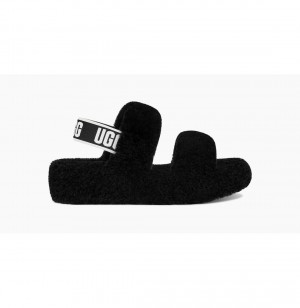UGG Oh Yeah Papuce Damske Čierne | SK-098GTRQAF