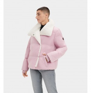UGG Patricia Sherpa Podsite Puffer Bundy Damske Ruzove | SK-780BHYCEW