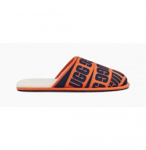 UGG Scuff Grafika Band Papuce Panske Námornícka Modrá Oranžové | SK-150UCIHTL