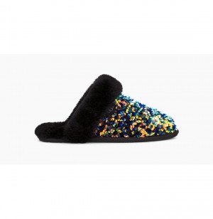 UGG Scuffette II Stellar Sequin Papuce Damske Čierne | SK-407APOBQW