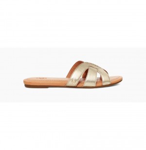 UGG Teague Slapky Damske Zlate | SK-038CMLYER