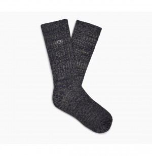 UGG Trey Rib Knit Slouchy Crew Ponozky Panske Námornícka Modrá | SK-061YWKUNC