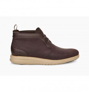 UGG Union Chukka Topanky Panske Bordove | SK-124TFWVHA