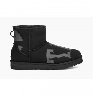 UGG X Telfar Fleece Mini Clenkove Topanky Panske Čierne | SK-485FXLYVC