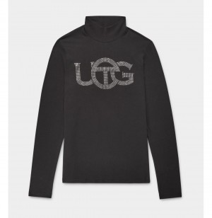 UGG X Telfar Logo Mockneck Mikina s Kapucnou Damske Čierne | SK-420AHJZCI
