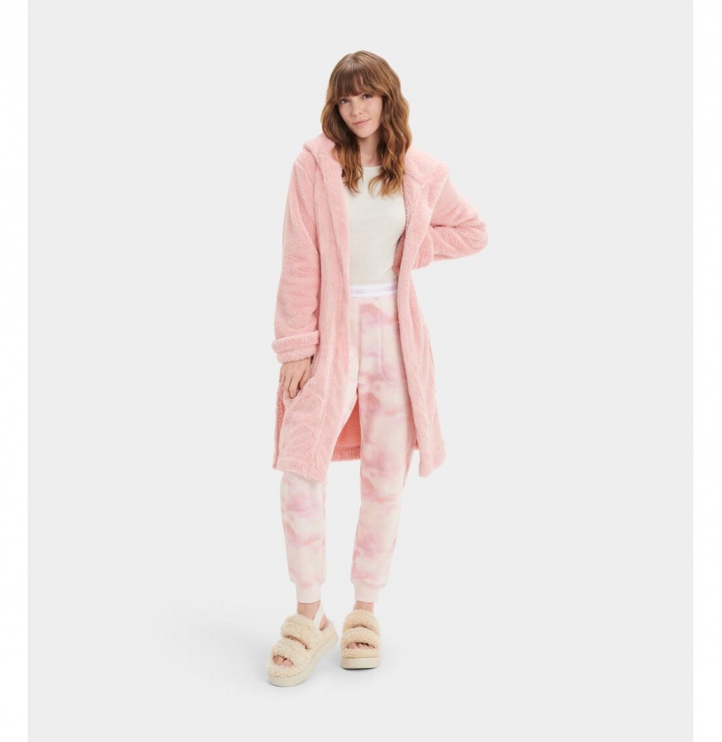 UGG Aarti Plush Župan Damske Ruzove | SK-306PIWKVD