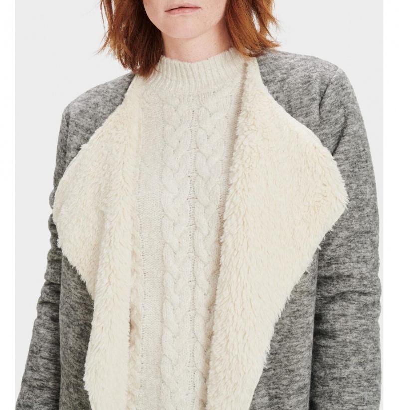 UGG Abriana Shawl Kardigan Damske Siva | SK-052CPHILW