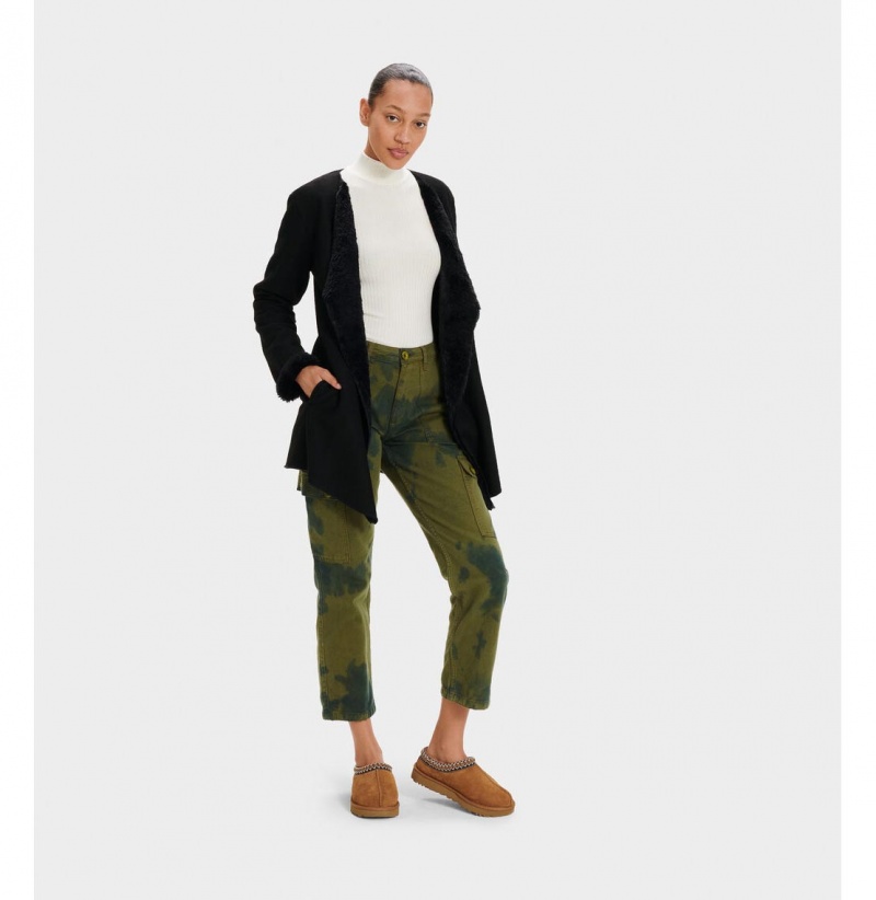 UGG Abriana Shawl Kardigan Damske Čierne | SK-428BAIQTX