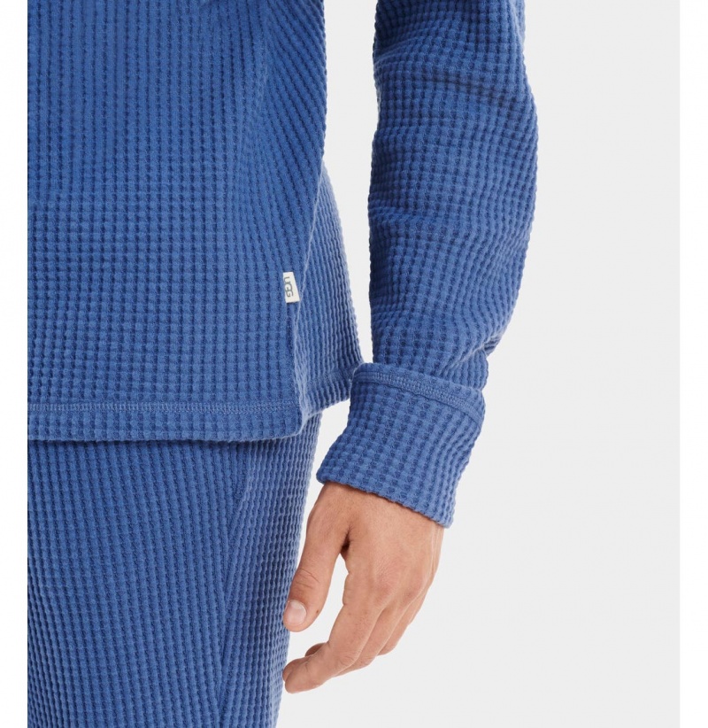 UGG Adam Thermal Mikina Panske Modre | SK-517CFHSLM