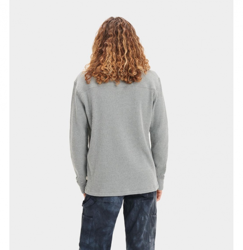 UGG Adam Thermal Mikina Panske Siva | SK-951TWFMNI