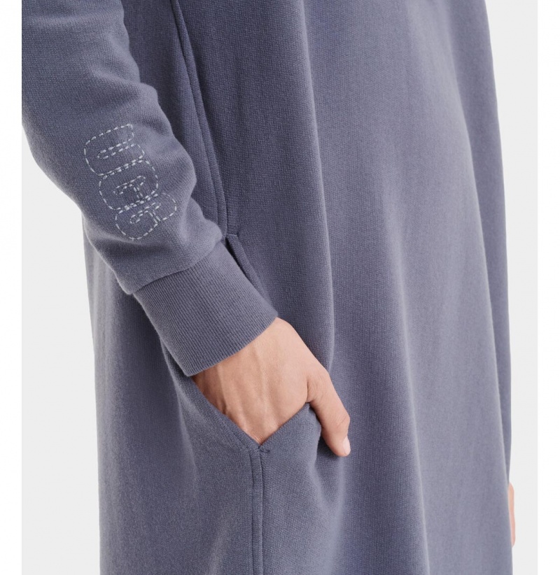 UGG Aderyn Hoodie Saty Damske Modre | SK-256IWTFGX