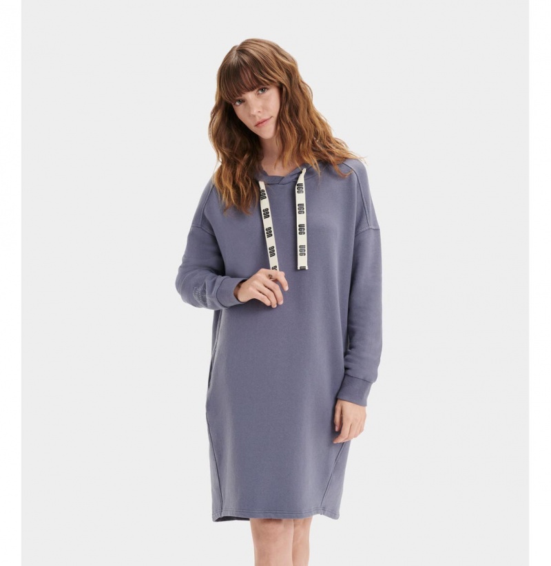 UGG Aderyn Hoodie Saty Damske Modre | SK-256IWTFGX