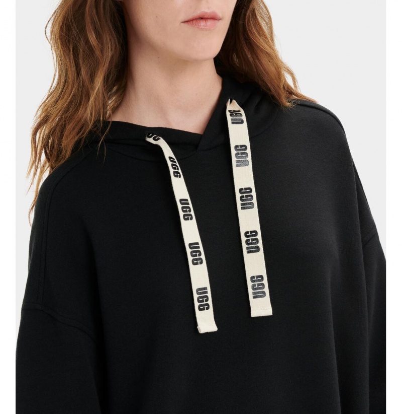 UGG Aderyn Hoodie Saty Damske Čierne | SK-896JZYCFK