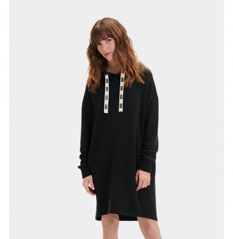 UGG Aderyn Hoodie Saty Damske Čierne | SK-896JZYCFK