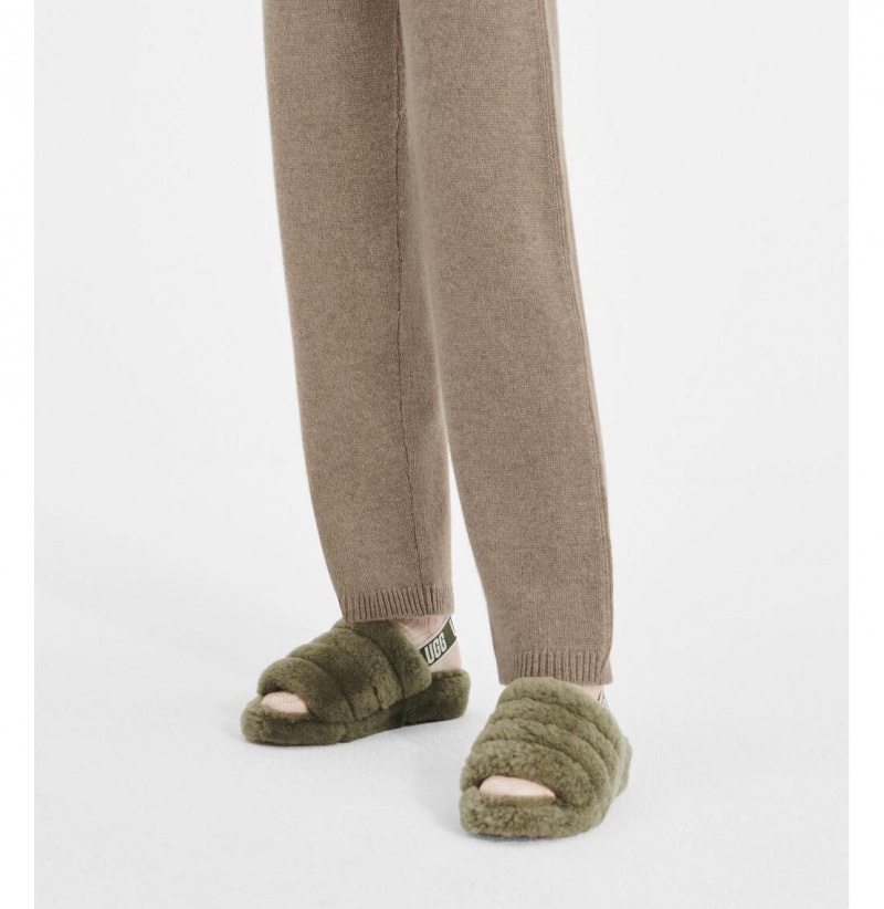 UGG Aida Cashmere-Blend Nohavice Damske Hnede | SK-879MYHLBR