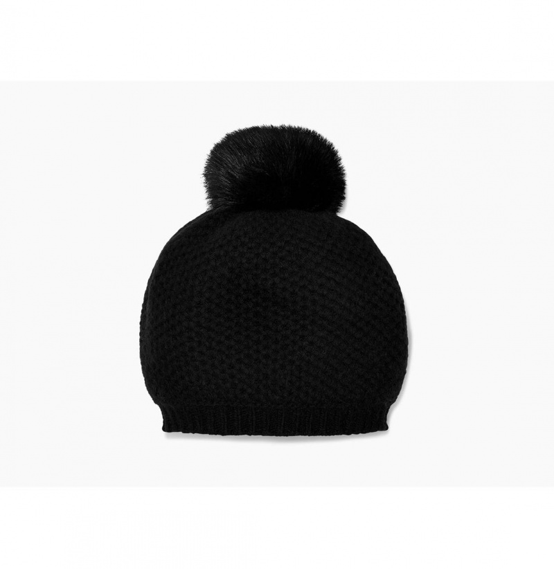 UGG Aislinn Honeycomb Knit Pom Klobuky Damske Čierne | SK-314UCOXRJ