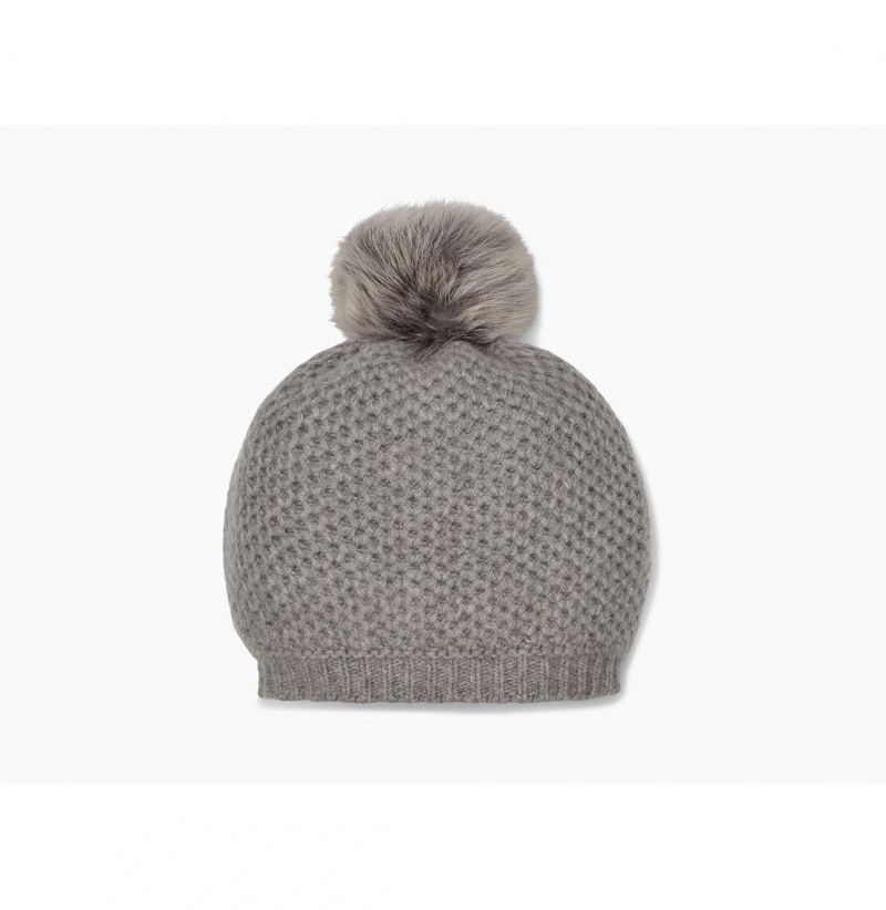 UGG Aislinn Honeycomb Knit Pom Klobuky Damske Svetlo Siva | SK-807GZXKJP