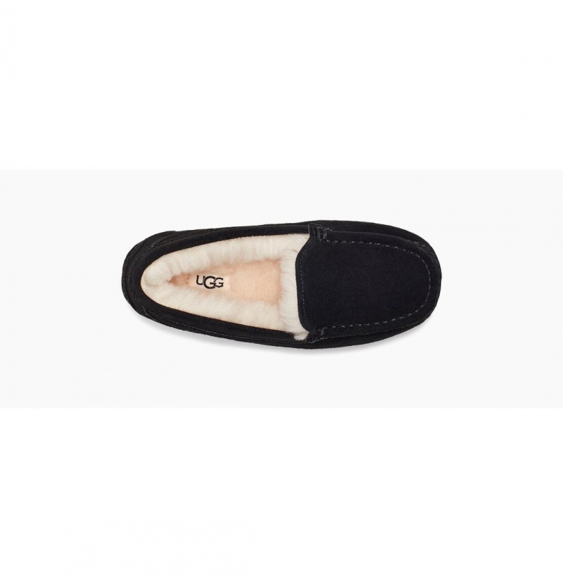 UGG Ascot Papuce Detske Čierne | SK-261JYCEDZ