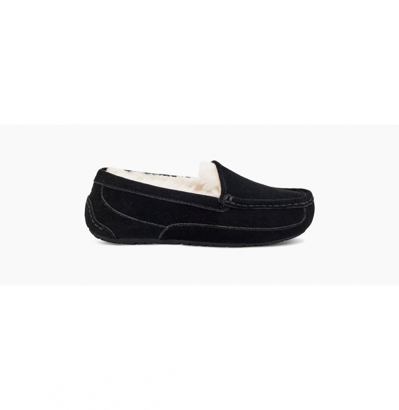 UGG Ascot Papuce Detske Čierne | SK-261JYCEDZ