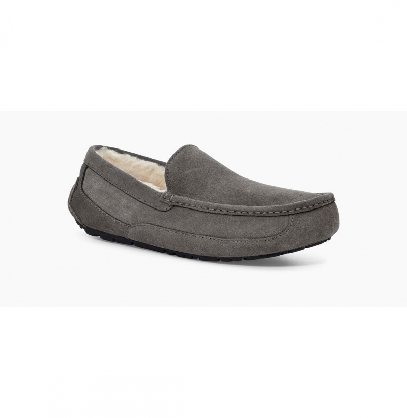 UGG Ascot Papuce Panske Siva | SK-645NBPDJV