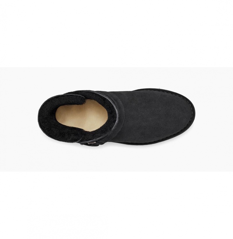 UGG Aubrielle Klasické Čižmy Z Ovčej Kože Damske Čierne | SK-634ZFVEJY