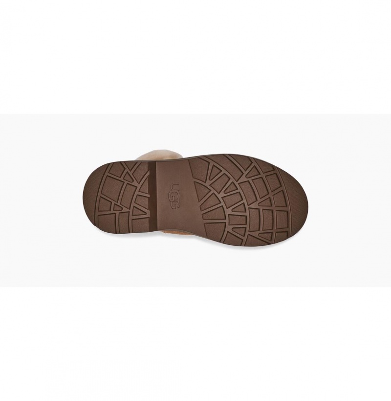 UGG Azell Hiker Weather Clenkove Topanky Detske Hnede | SK-719MTDSNR